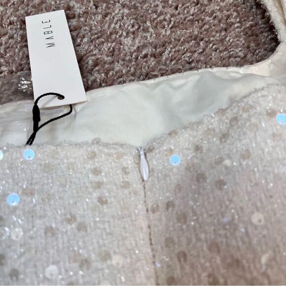 MABLE Tweed Sequin Mini Dress - Picture 9 of 13
